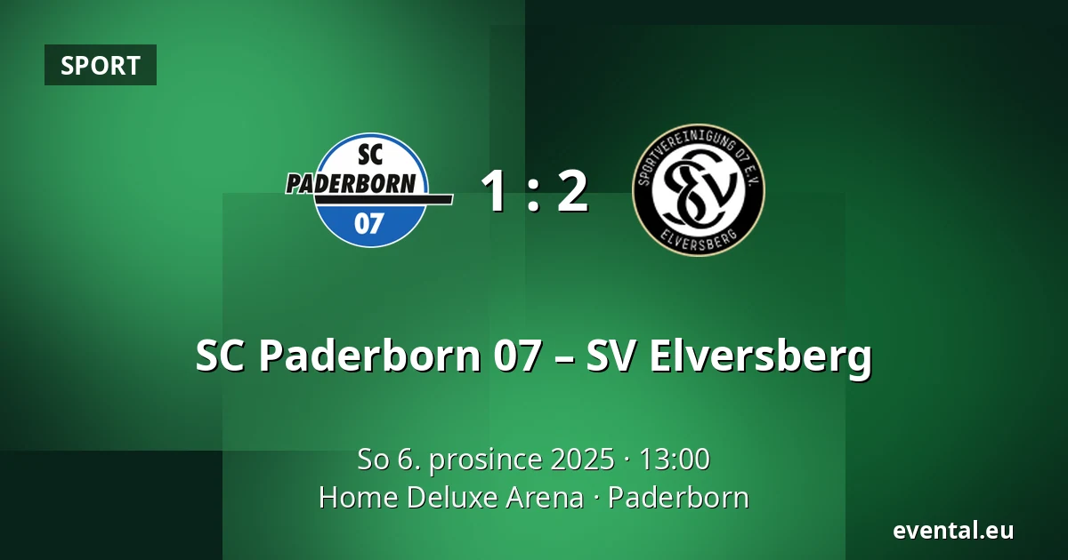 SC Paderborn 07 – SV Elversberg — Home Deluxe Arena, Paderborn