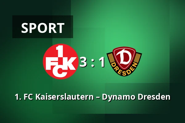 1. FC Kaiserslautern – Dynamo Dresden — Fritz Walter Stadion, Kaiserslautern