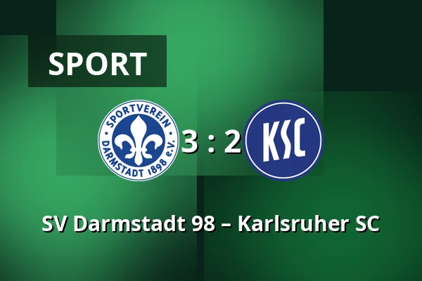 SV Darmstadt 98 – Karlsruher SC — Merck-Stadion am Bollenfalltor, Darmstadt