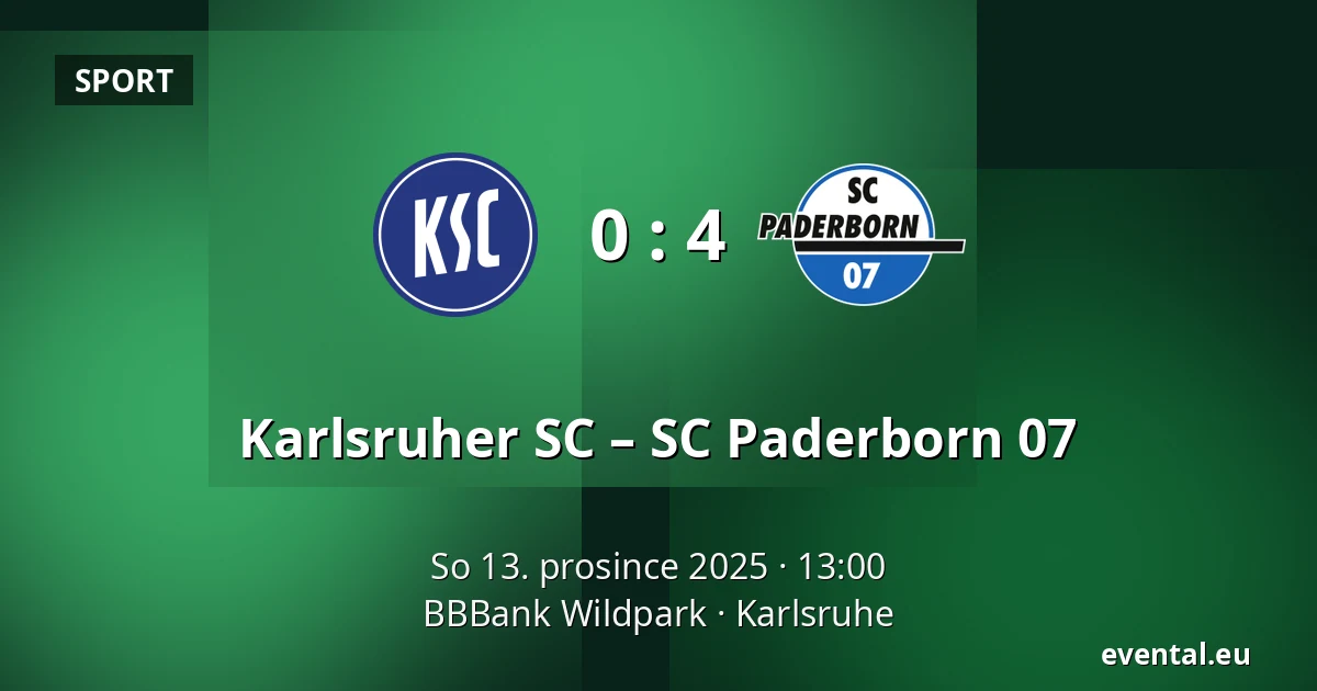 Karlsruher SC – SC Paderborn 07 — BBBank Wildpark, Karlsruhe