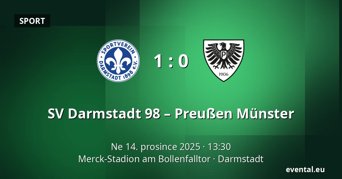 SV Darmstadt 98 – Preußen Münster — Merck-Stadion am Bollenfalltor, Darmstadt