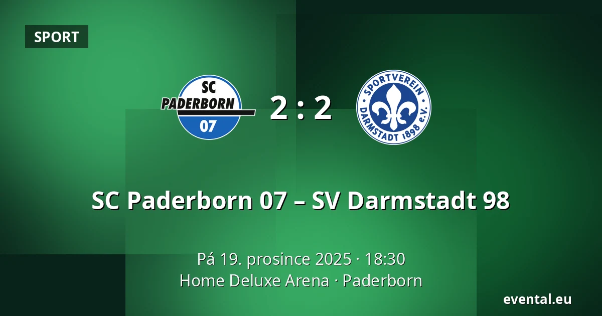 SC Paderborn 07 – SV Darmstadt 98 — Home Deluxe Arena, Paderborn