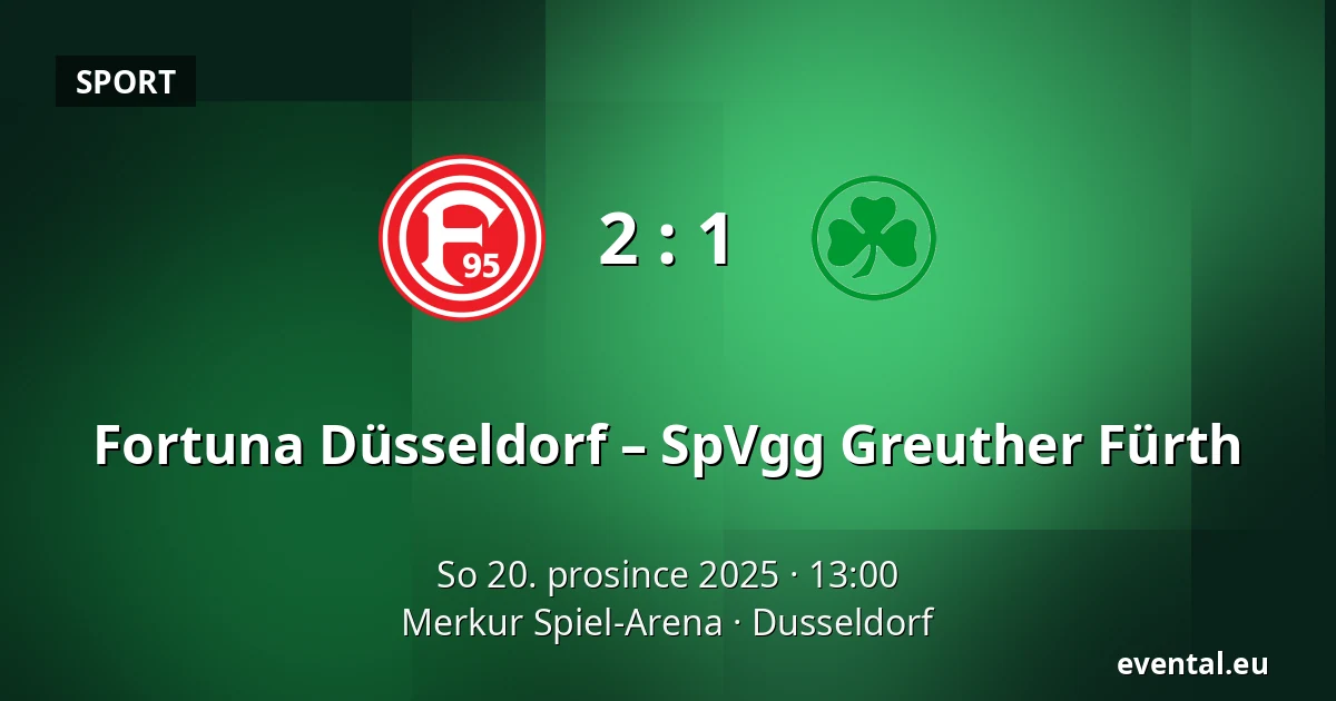 Fortuna Düsseldorf – SpVgg Greuther Fürth — Merkur Spiel-Arena, Dusseldorf