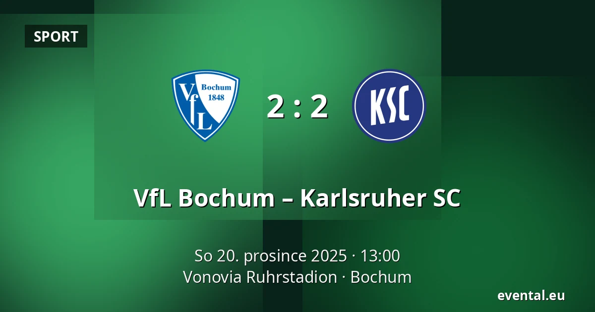 VfL Bochum – Karlsruher SC — Vonovia Ruhrstadion, Bochum