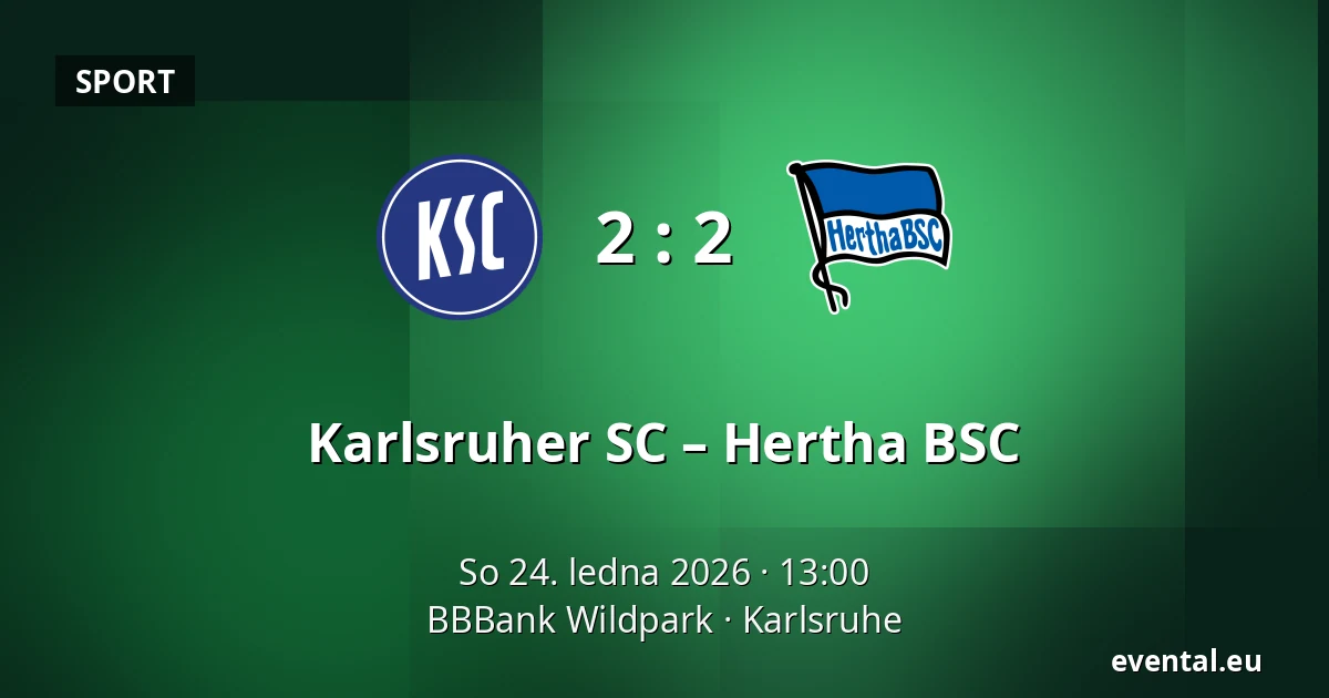 Karlsruher SC – Hertha BSC — BBBank Wildpark, Karlsruhe