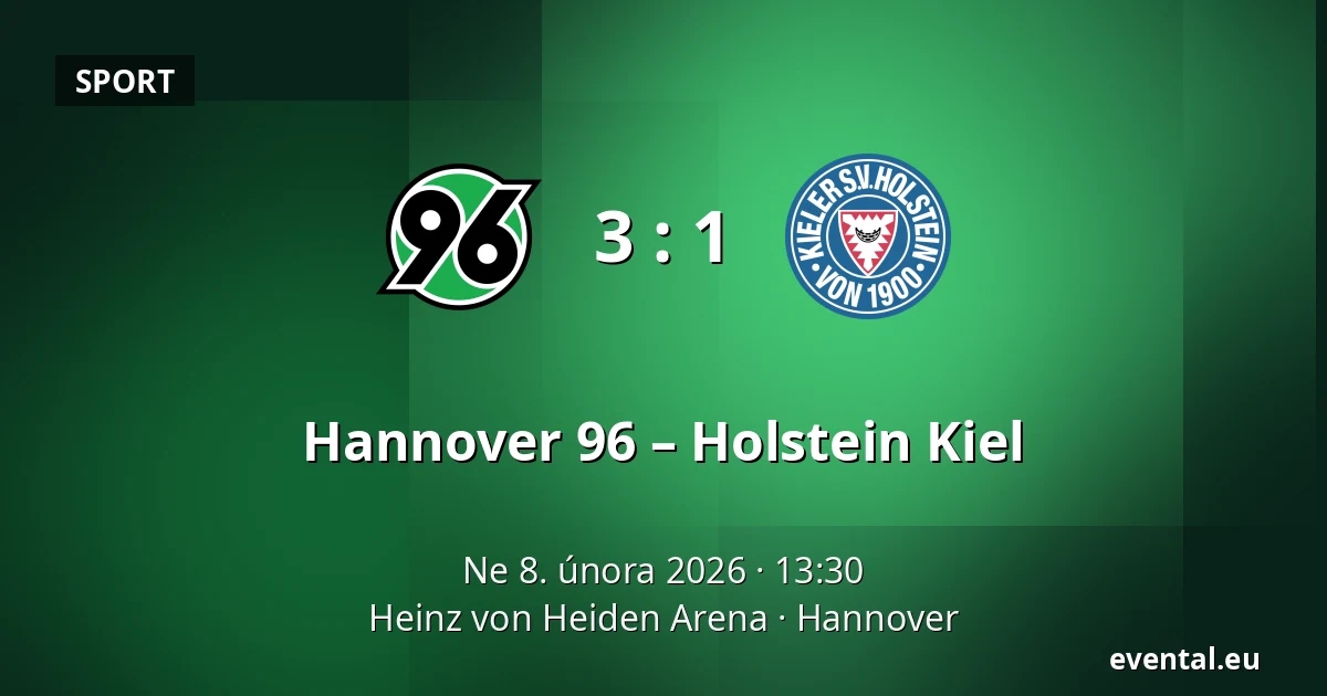 Hannover 96 – Holstein Kiel — Heinz von Heiden Arena, Hannover