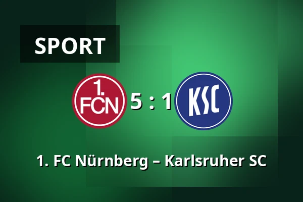 1. FC Nürnberg – Karlsruher SC — Max-Morlock-Stadion, Norimberk