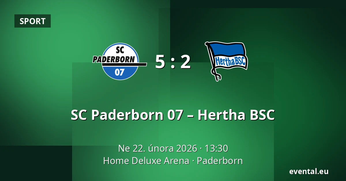 SC Paderborn 07 – Hertha BSC — Home Deluxe Arena, Paderborn