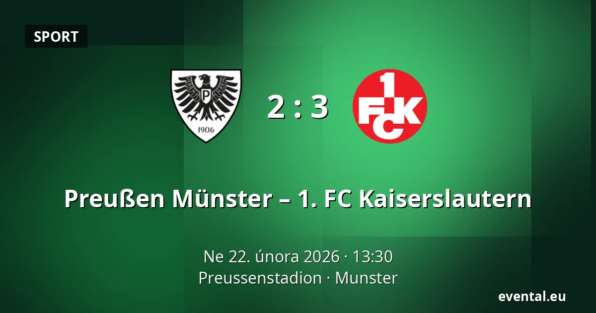 Preußen Münster – 1. FC Kaiserslautern — Preussenstadion, Munster