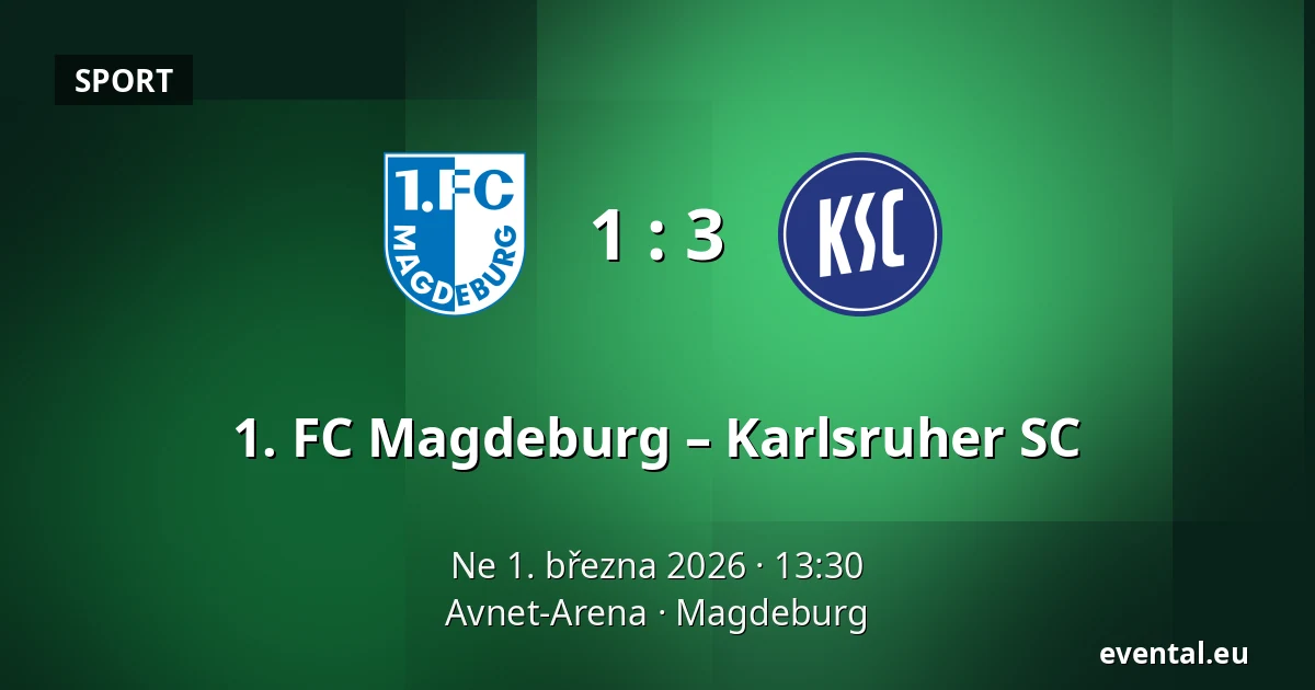 1. FC Magdeburg – Karlsruher SC — Avnet-Arena, Magdeburg