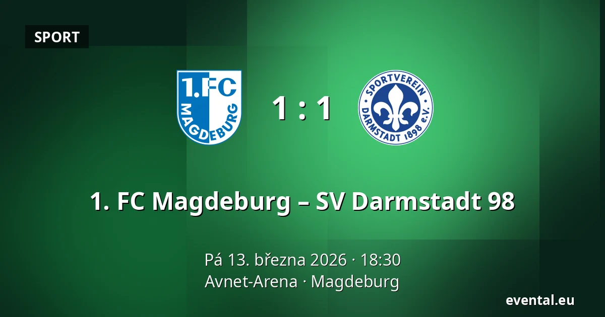 1. FC Magdeburg – SV Darmstadt 98 — Avnet-Arena, Magdeburg