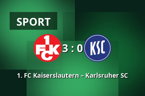 1. FC Kaiserslautern – Karlsruher SC — Fritz Walter Stadion, Kaiserslautern