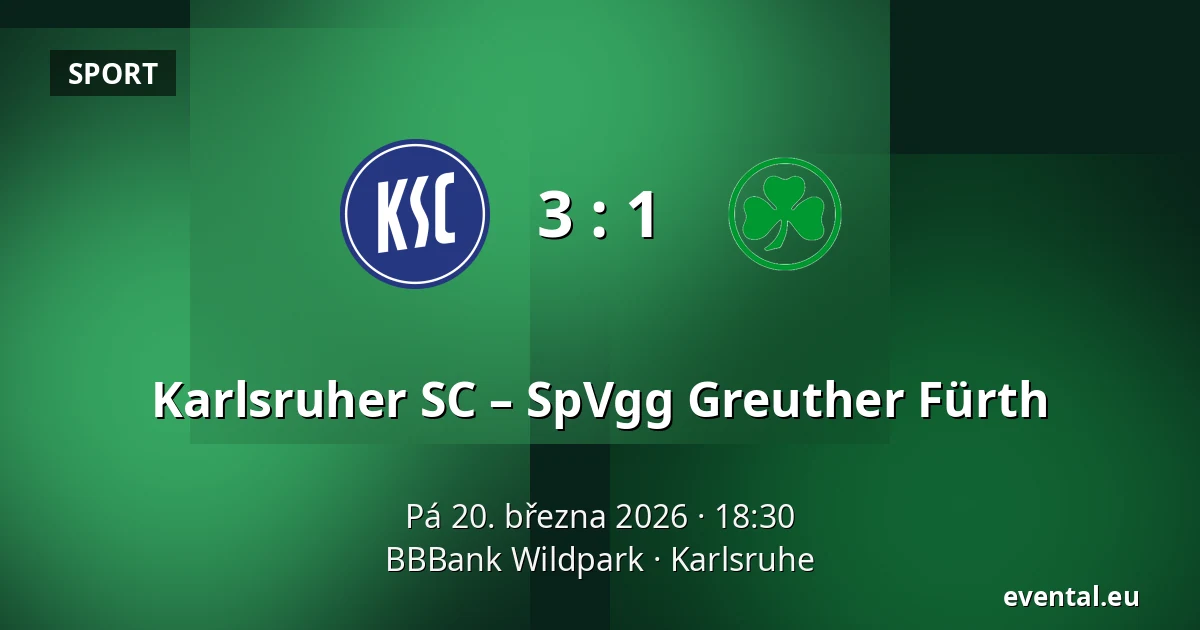Karlsruher SC – SpVgg Greuther Fürth — BBBank Wildpark, Karlsruhe