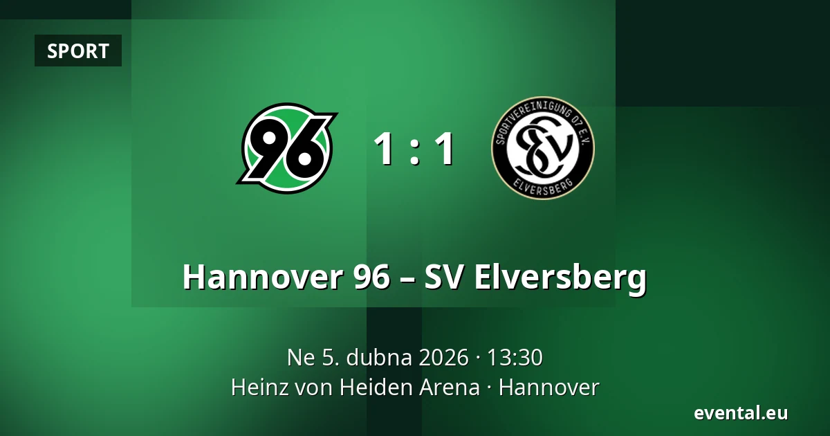 Hannover 96 – SV Elversberg — Heinz von Heiden Arena, Hannover