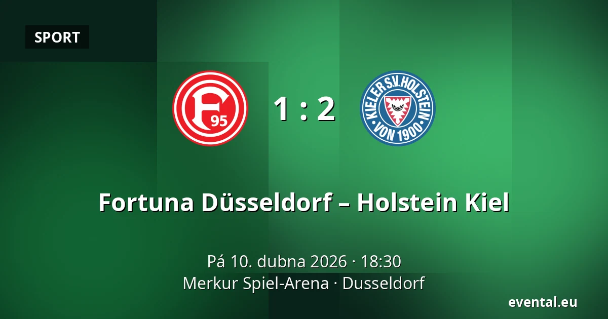 Fortuna Düsseldorf – Holstein Kiel — Merkur Spiel-Arena, Dusseldorf