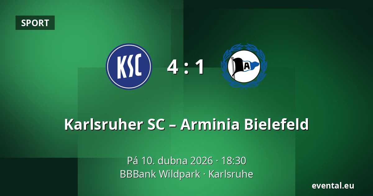 Karlsruher SC – Arminia Bielefeld — BBBank Wildpark, Karlsruhe