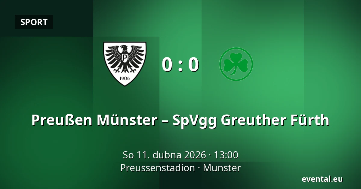 Preußen Münster – SpVgg Greuther Fürth — Preussenstadion, Munster
