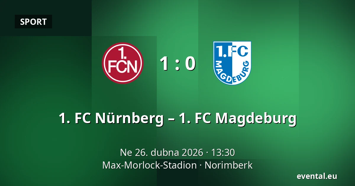 1. FC Nürnberg – 1. FC Magdeburg — Max-Morlock-Stadion, Norimberk