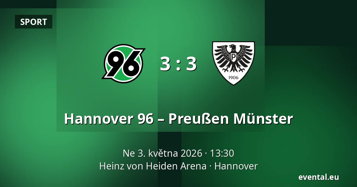 Hannover 96 – Preußen Münster — Heinz von Heiden Arena, Hannover
