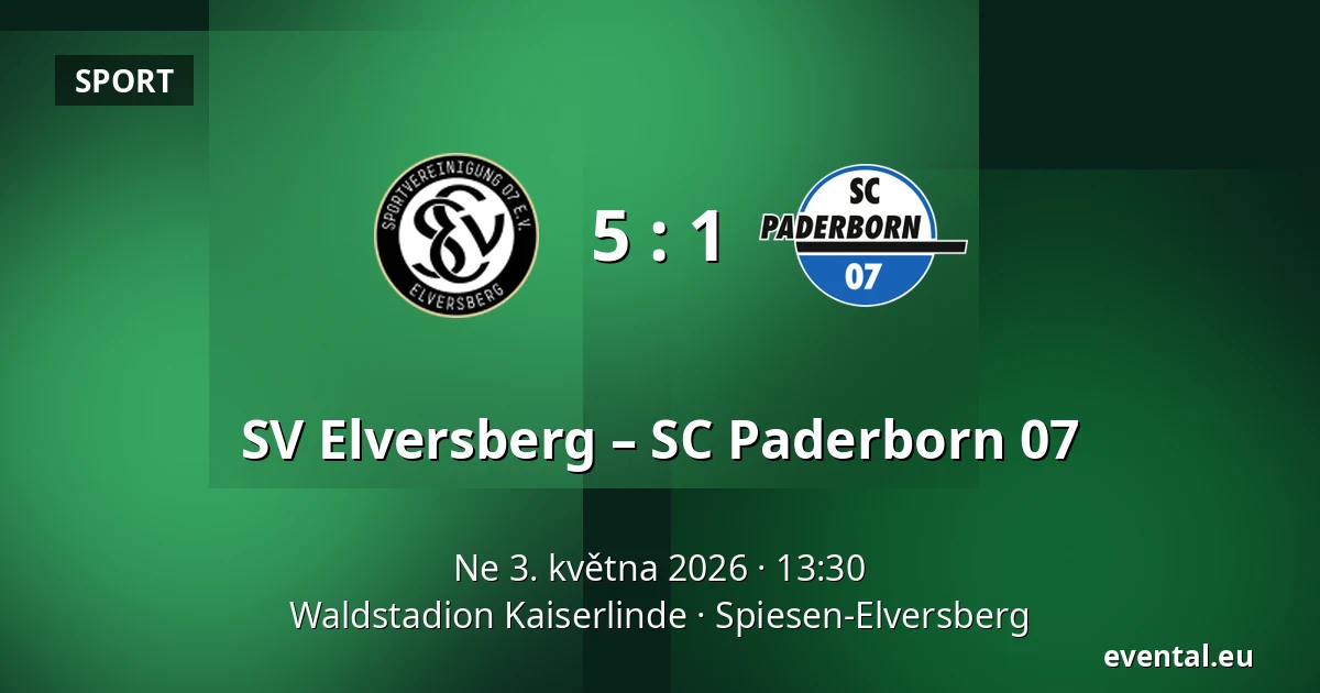 SV Elversberg – SC Paderborn 07 — Waldstadion Kaiserlinde, Spiesen-Elversberg