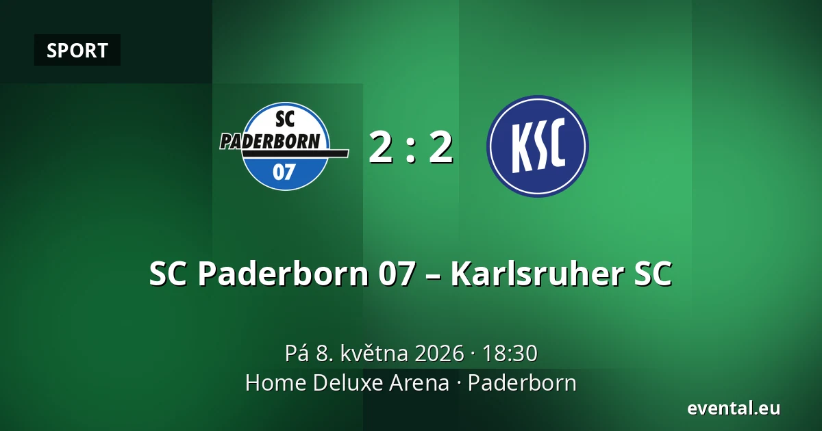 SC Paderborn 07 – Karlsruher SC — Home Deluxe Arena, Paderborn