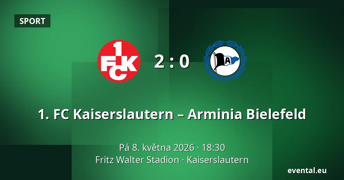 1. FC Kaiserslautern – Arminia Bielefeld — Fritz Walter Stadion, Kaiserslautern