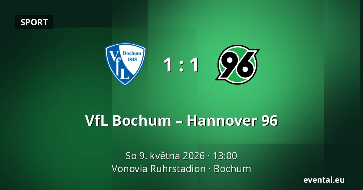 VfL Bochum – Hannover 96 — Vonovia Ruhrstadion, Bochum