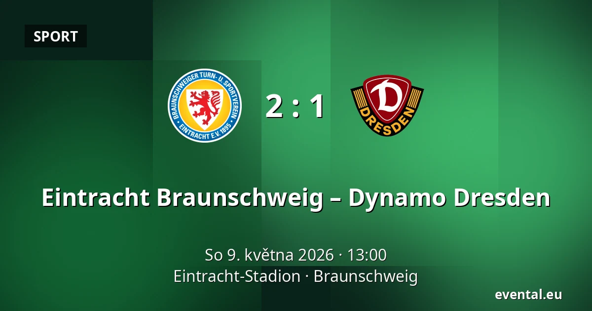 Eintracht Braunschweig – Dynamo Dresden — Eintracht-Stadion, Braunschweig