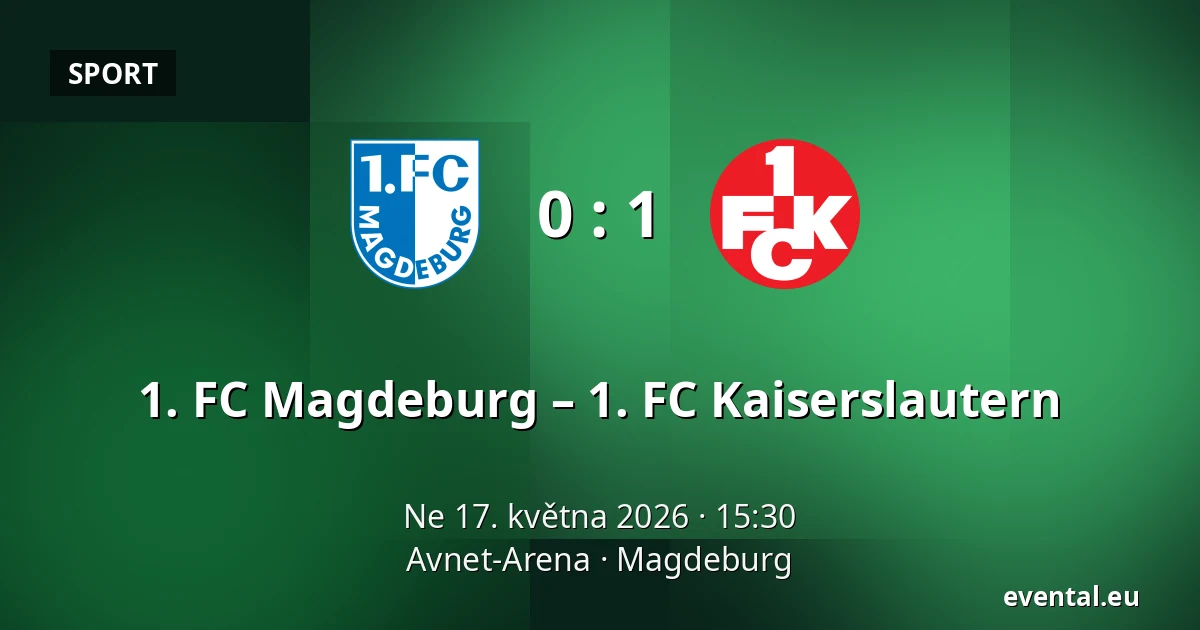 1. FC Magdeburg – 1. FC Kaiserslautern — Avnet-Arena, Magdeburg