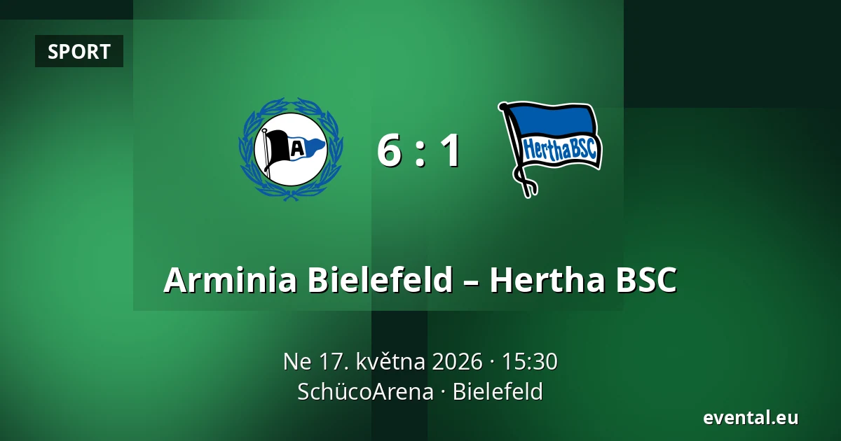 Arminia Bielefeld – Hertha BSC — SchücoArena, Bielefeld