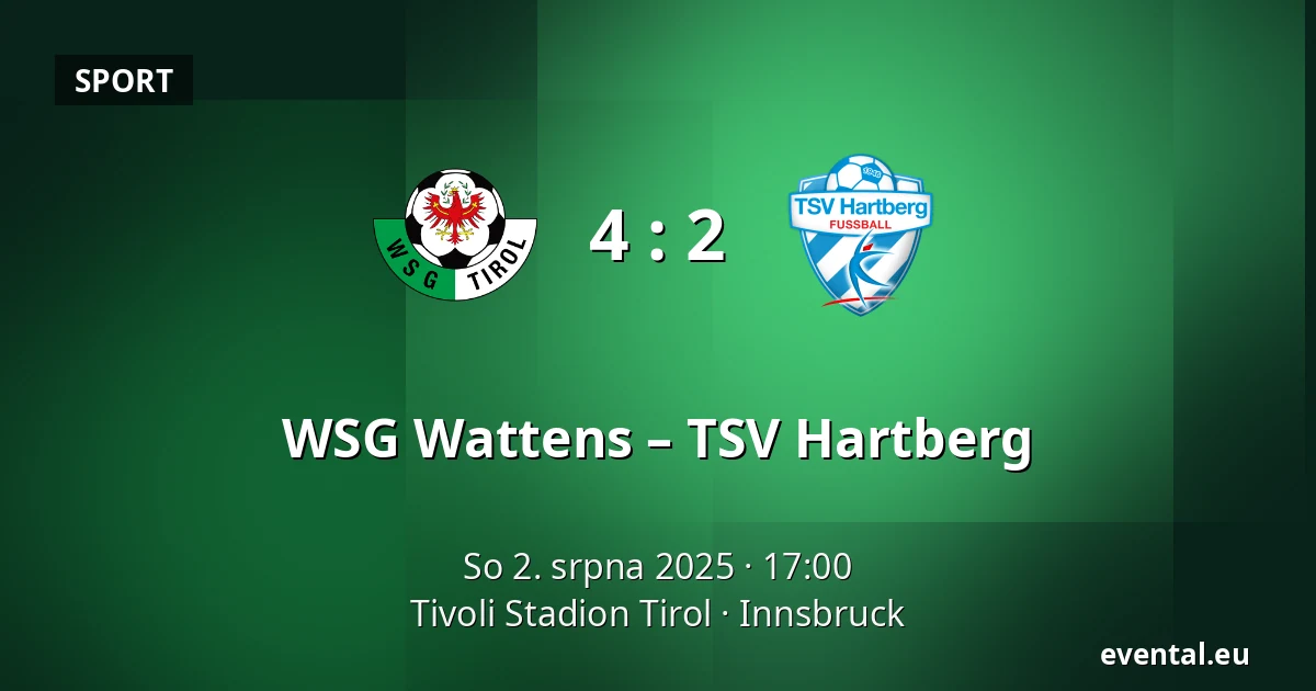 WSG Wattens – TSV Hartberg — Tivoli Stadion Tirol, Innsbruck