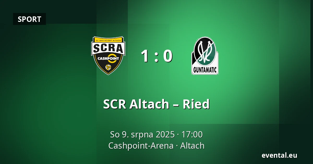 SCR Altach – Ried — Cashpoint-Arena, Altach