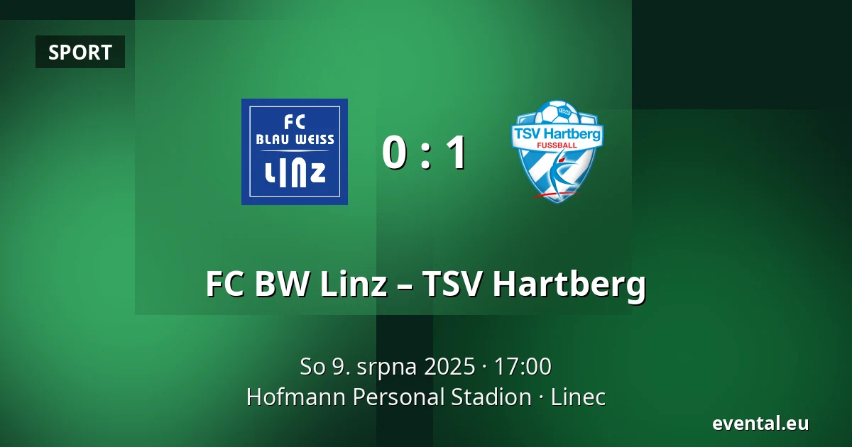 FC BW Linz – TSV Hartberg — Hofmann Personal Stadion, Linec