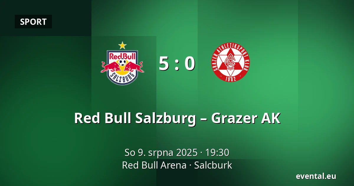 Red Bull Salzburg – Grazer AK — Red Bull Arena, Salcburk