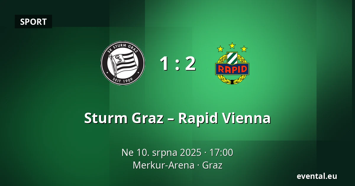 Sturm Graz – Rapid Vienna — Merkur-Arena, Graz