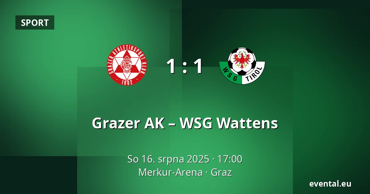 Grazer AK – WSG Wattens — Merkur-Arena, Graz