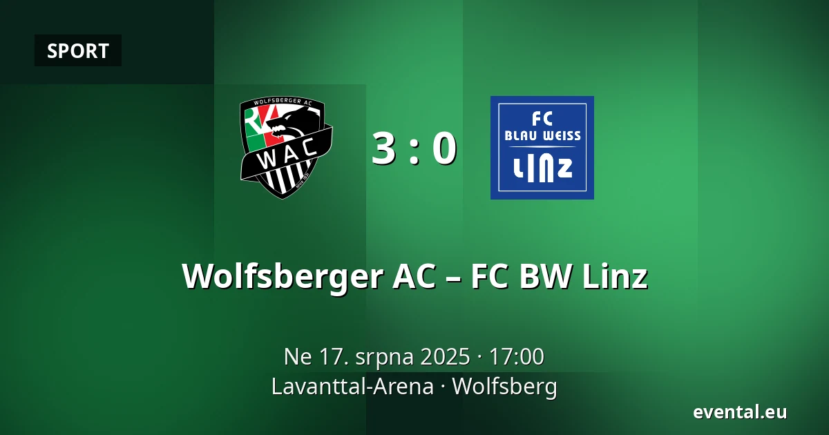 Wolfsberger AC – FC BW Linz — Lavanttal-Arena, Wolfsberg