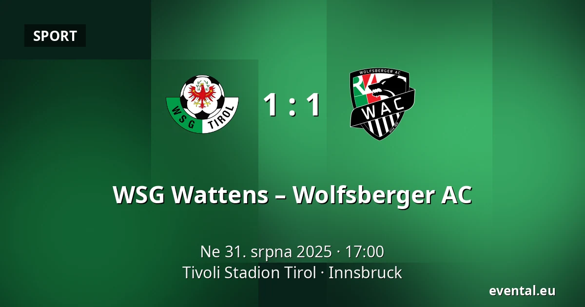 WSG Wattens – Wolfsberger AC — Tivoli Stadion Tirol, Innsbruck