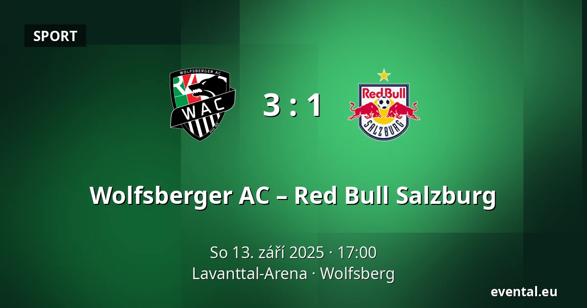 Wolfsberger AC – Red Bull Salzburg — Lavanttal-Arena, Wolfsberg