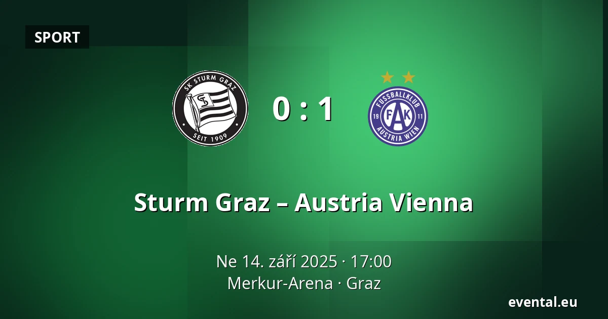 Sturm Graz – Austria Vienna — Merkur-Arena, Graz