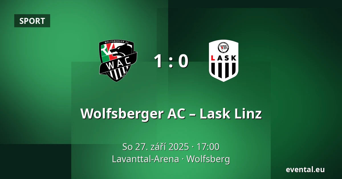 Wolfsberger AC – Lask Linz — Lavanttal-Arena, Wolfsberg