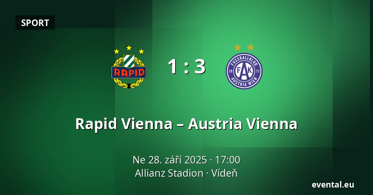Rapid Vienna – Austria Vienna — Allianz Stadion, Vídeň