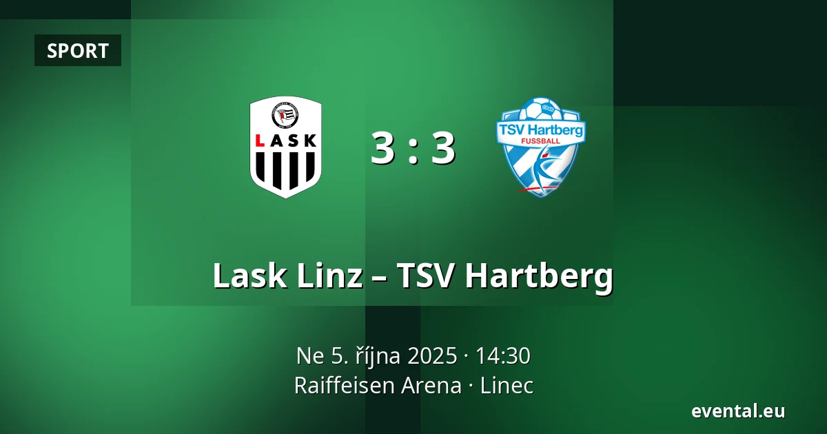 Lask Linz – TSV Hartberg — Raiffeisen Arena, Linec