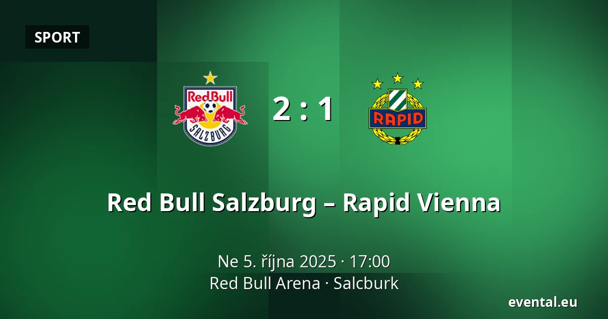 Red Bull Salzburg – Rapid Vienna — Red Bull Arena, Salcburk