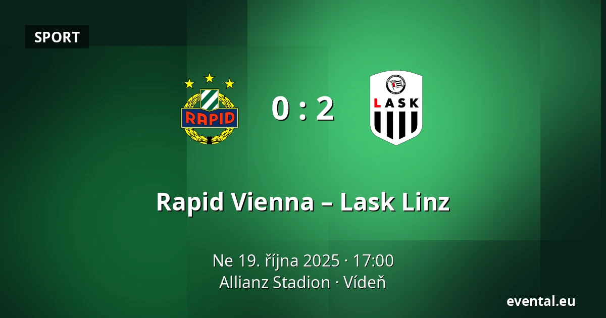 Rapid Vienna – Lask Linz — Allianz Stadion, Vídeň