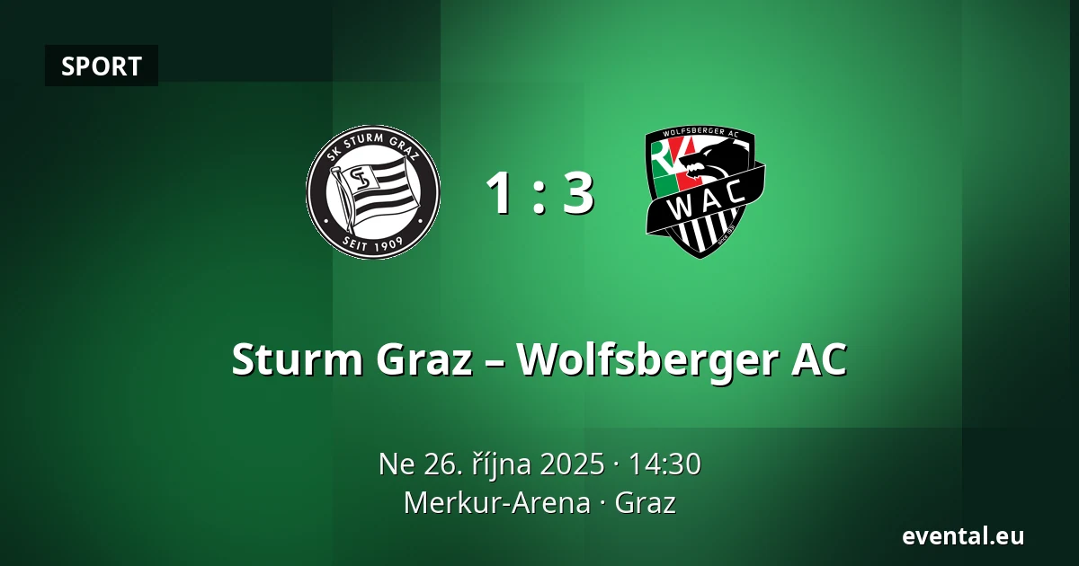 Sturm Graz – Wolfsberger AC — Merkur-Arena, Graz
