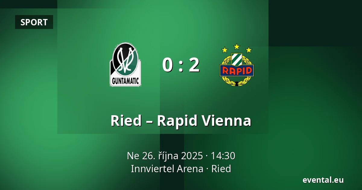 Ried – Rapid Vienna — Innviertel Arena, Ried
