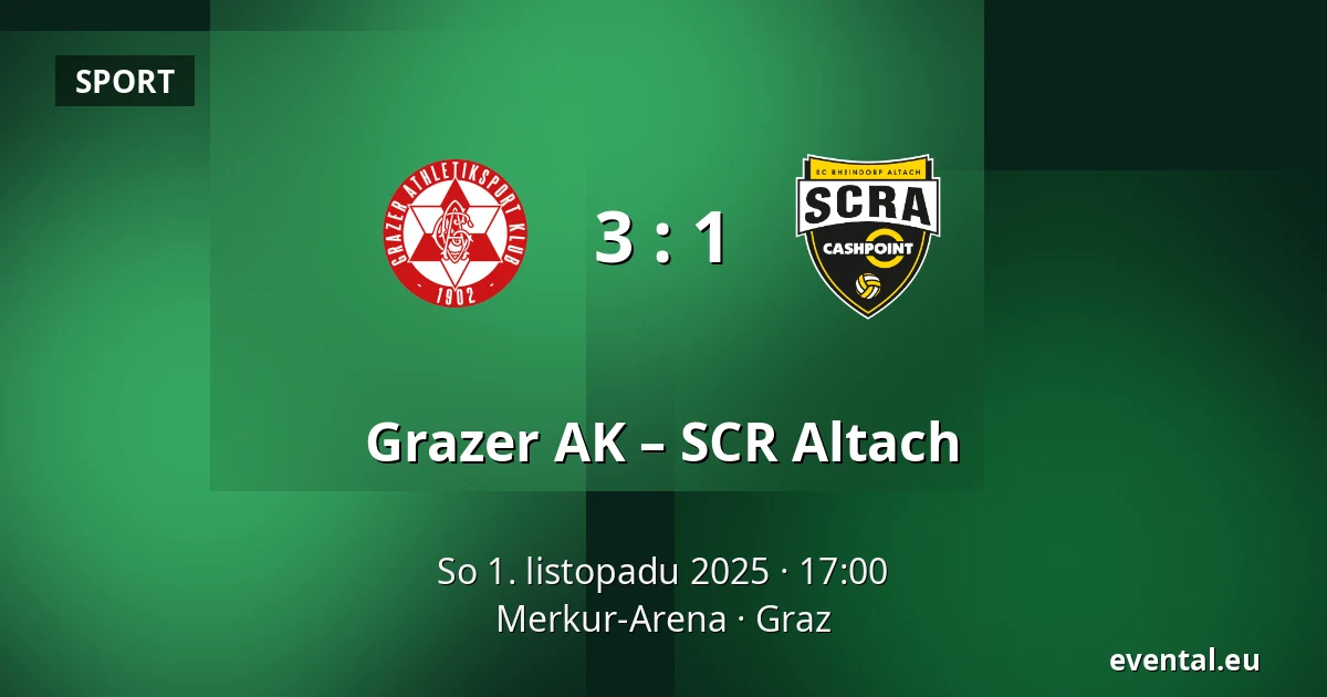 Grazer AK – SCR Altach — Merkur-Arena, Graz