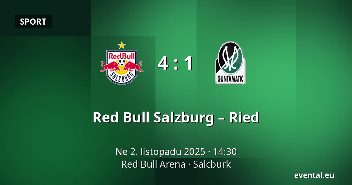 Red Bull Salzburg – Ried — Red Bull Arena, Salcburk