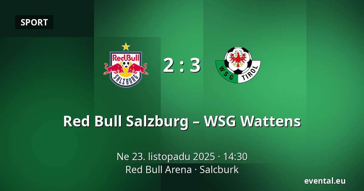 Red Bull Salzburg – WSG Wattens — Red Bull Arena, Salcburk